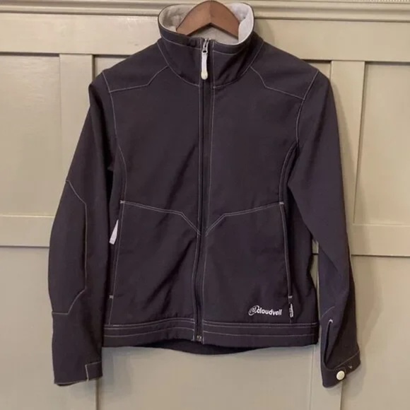 Cloudveil Windstopper Head Wall Soft Shell Full Zip Jacket Coat Black Size Smal - Picture 1 of 11
